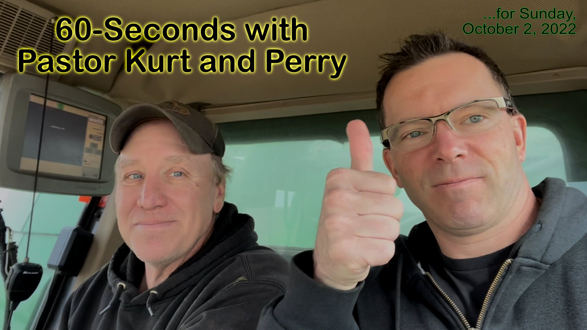 60-Seconds with Pastor Kurt - October 2, 2022