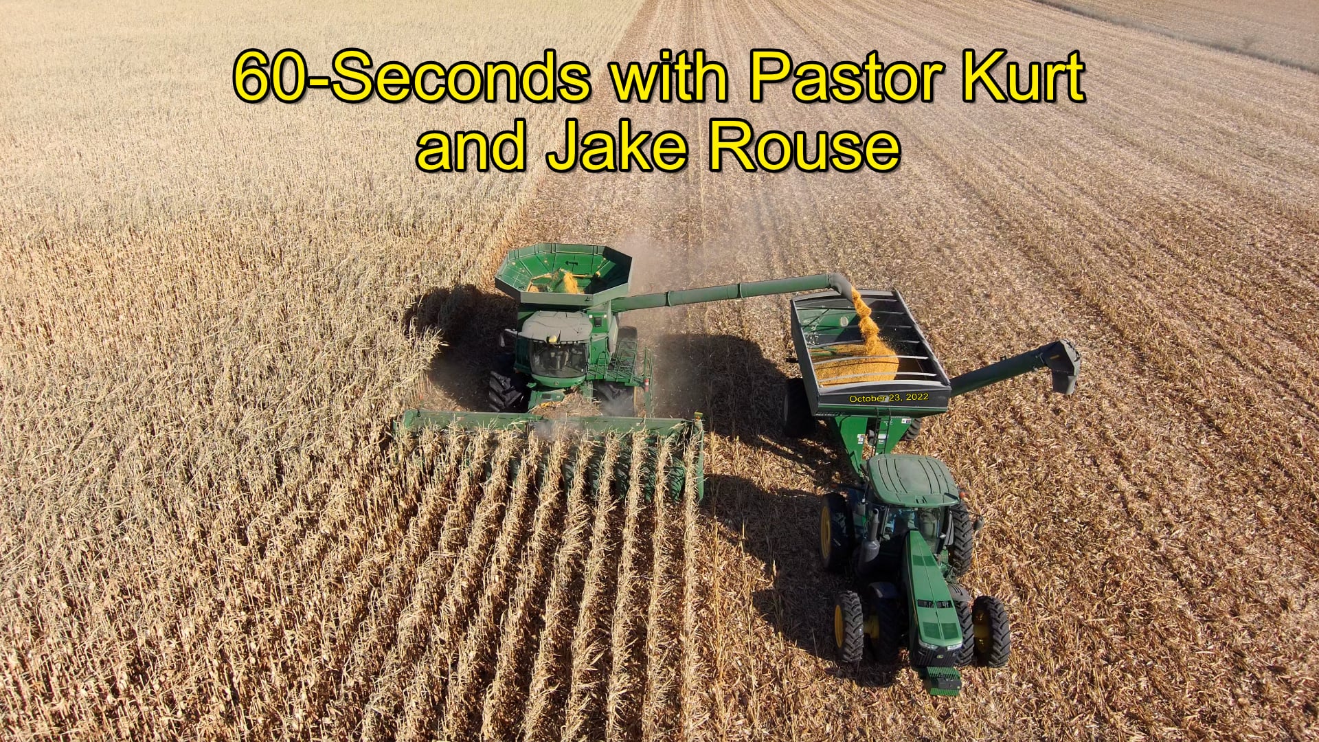 60-Seconds with Pastor Kurt - October 23, 2022